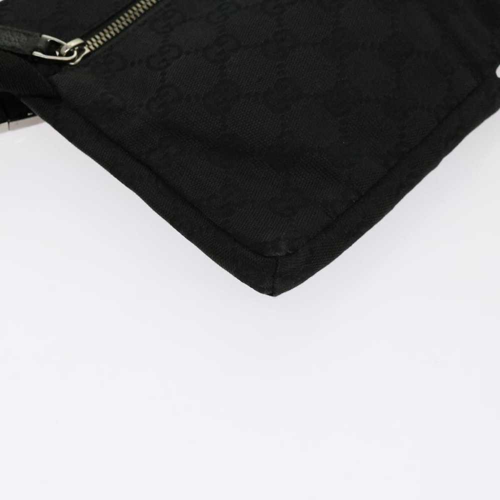 Gucci Gg Canvas Black Canvas Shoulder Bag (Pre-Ow… - image 9