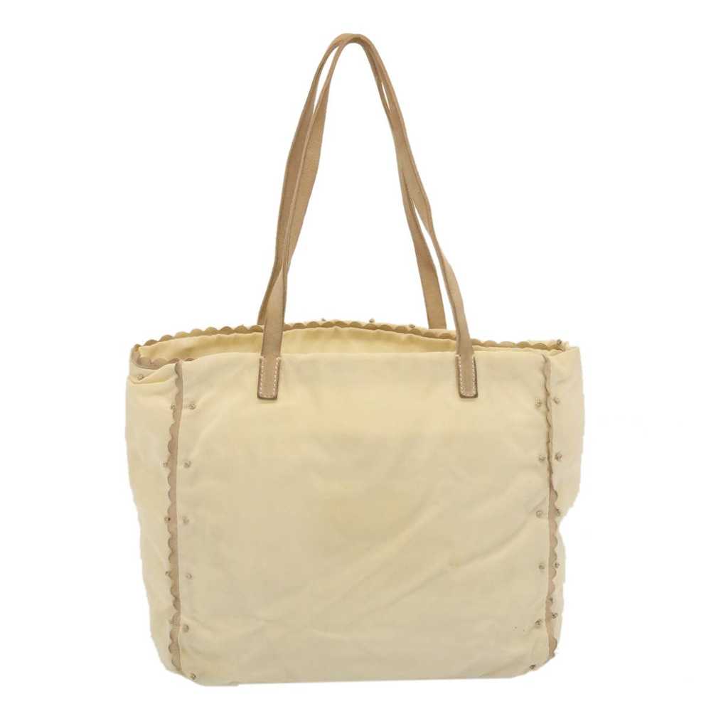 Prada Tessuto Beige Synthetic Tote Bag (Pre-Owned) - image 2