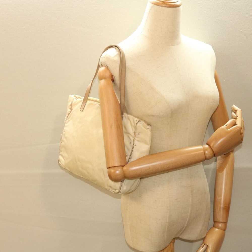 Prada Tessuto Beige Synthetic Tote Bag (Pre-Owned) - image 7