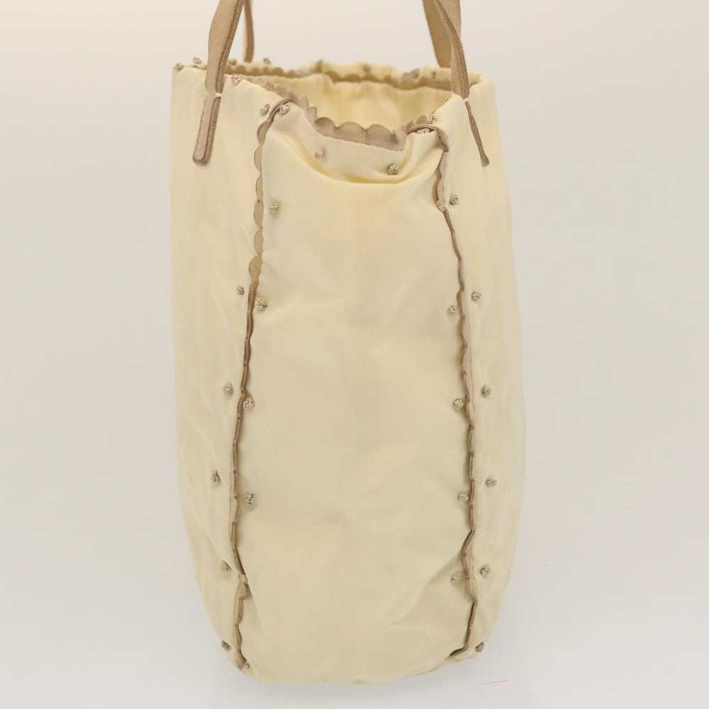 Prada Tessuto Beige Synthetic Tote Bag (Pre-Owned) - image 9