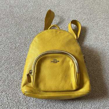 Coach Court Mini Leather Backpack - image 1