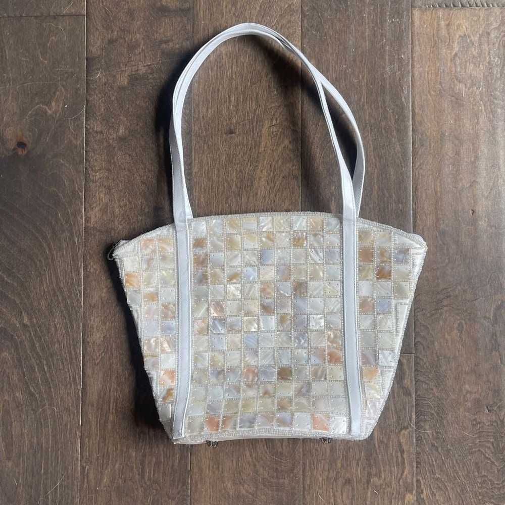 Vintage Shell Mosaic Tote Bag - image 5