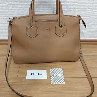 【Beautiful Condition】FURLA Shoulder Bag Handbag F… - image 1