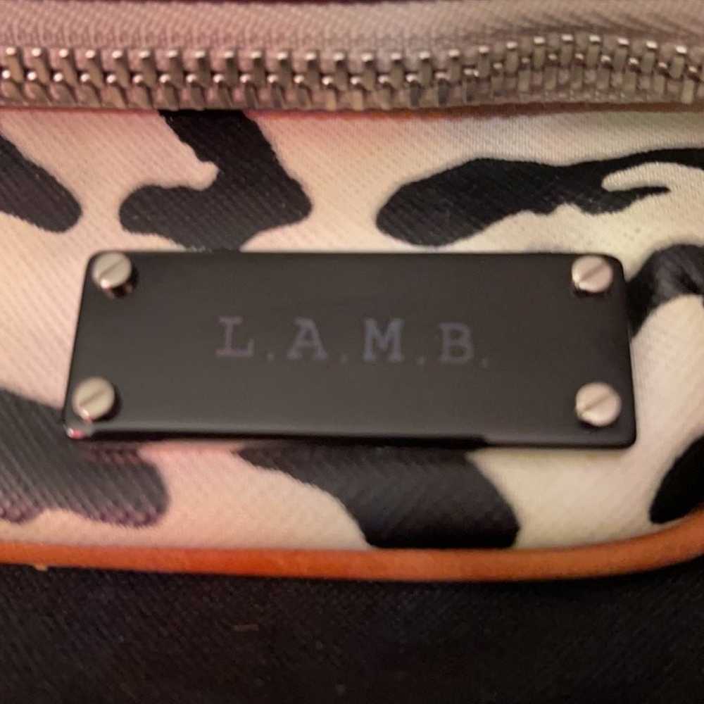 L.A.M.B. Snow Leopard Print Clutch. New without t… - image 6