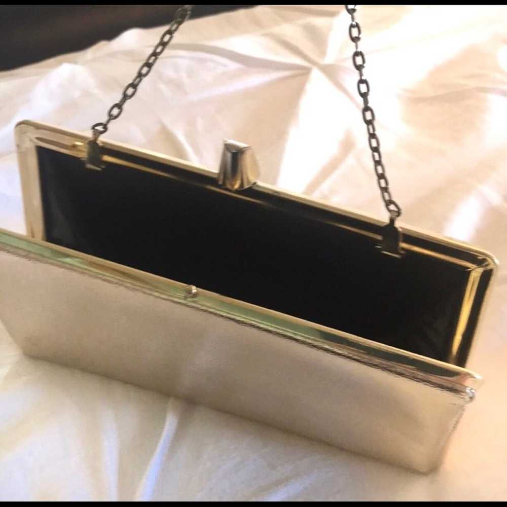 Vintage gold clutch - image 1