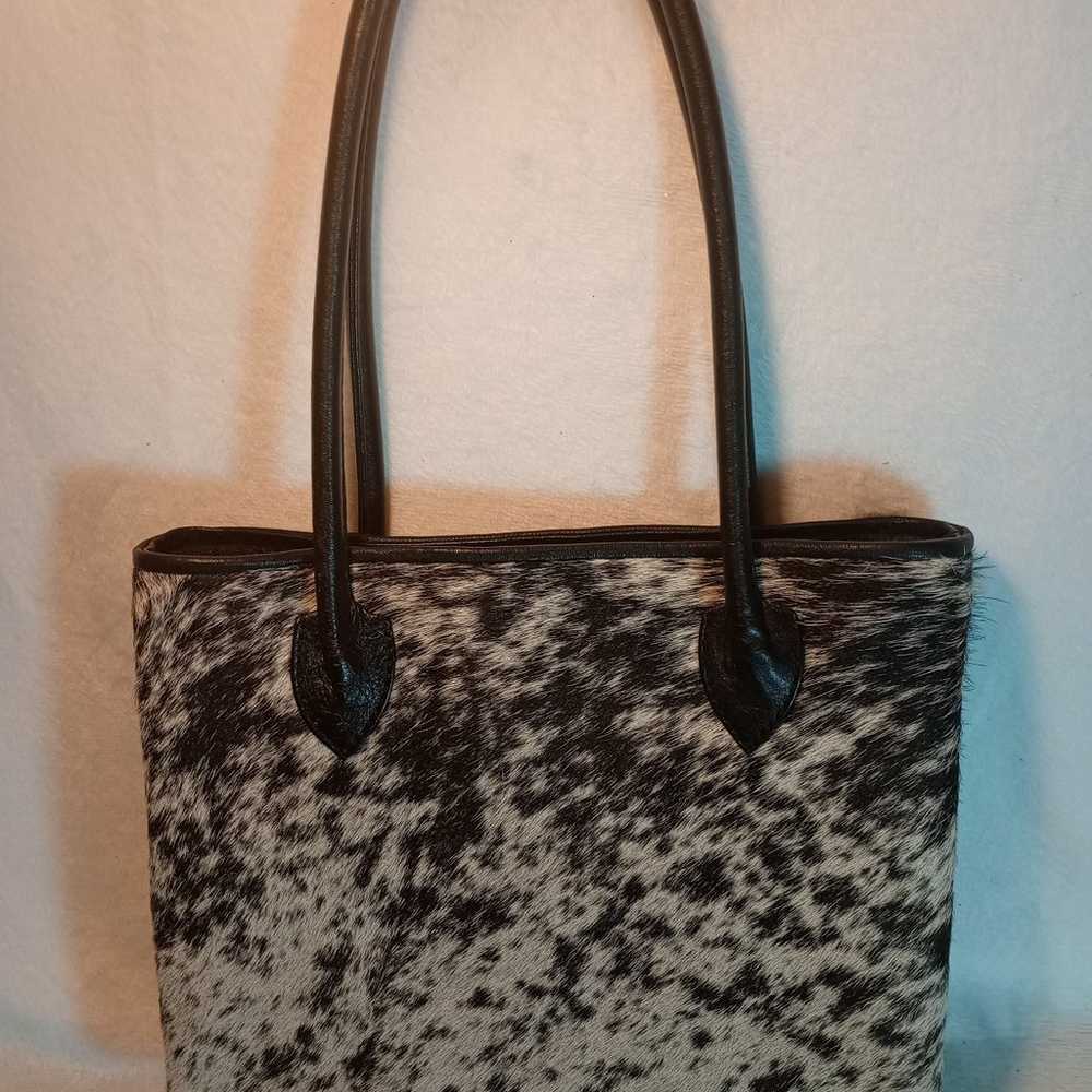 FSP EXOTIC COWHIDE MEDIUM TOTE BAG - image 1