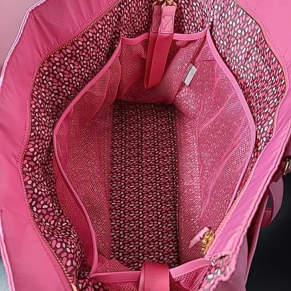 Vera Bradley Blossom Pink Preppy Poly Tote 16"x13… - image 10