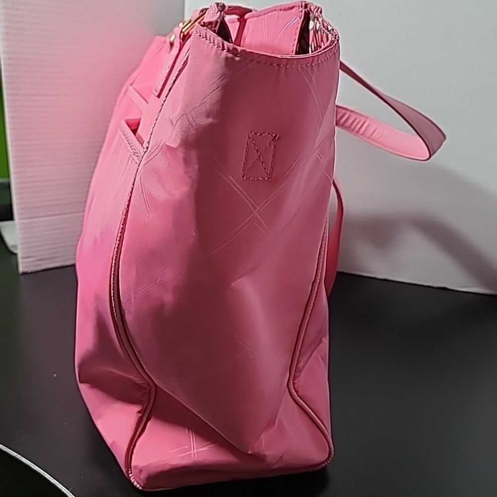 Vera Bradley Blossom Pink Preppy Poly Tote 16"x13… - image 4