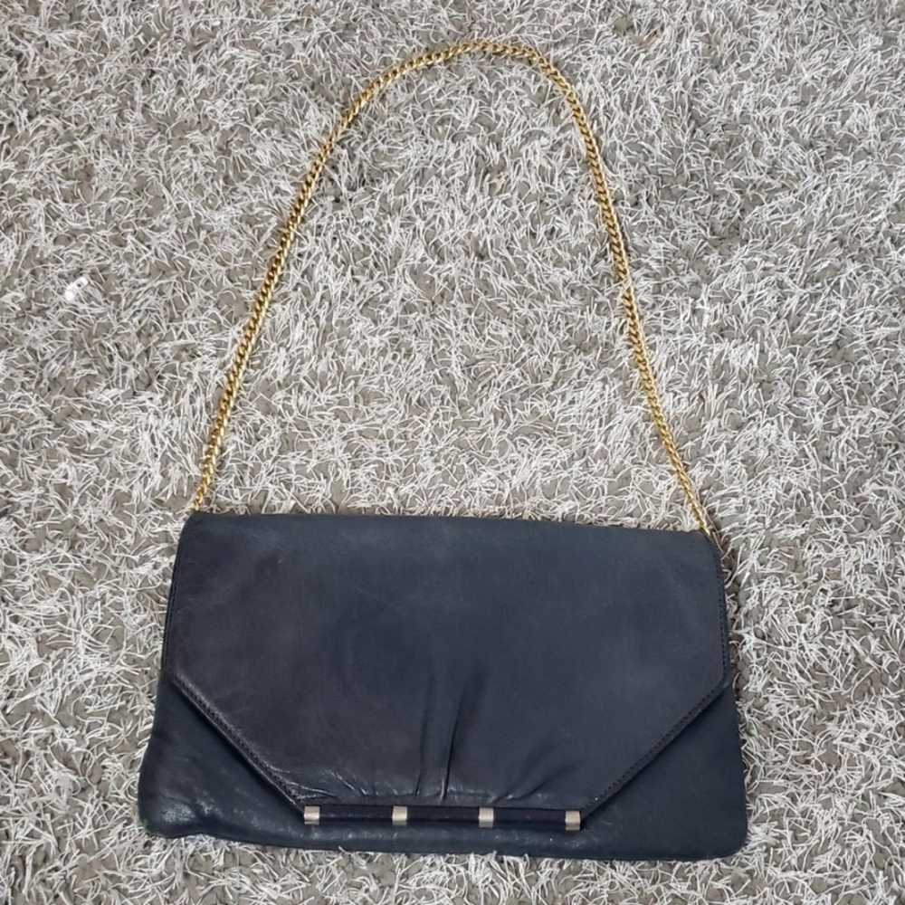 Vintage Jane Shilton Navy Blue with Chain Strap C… - image 1