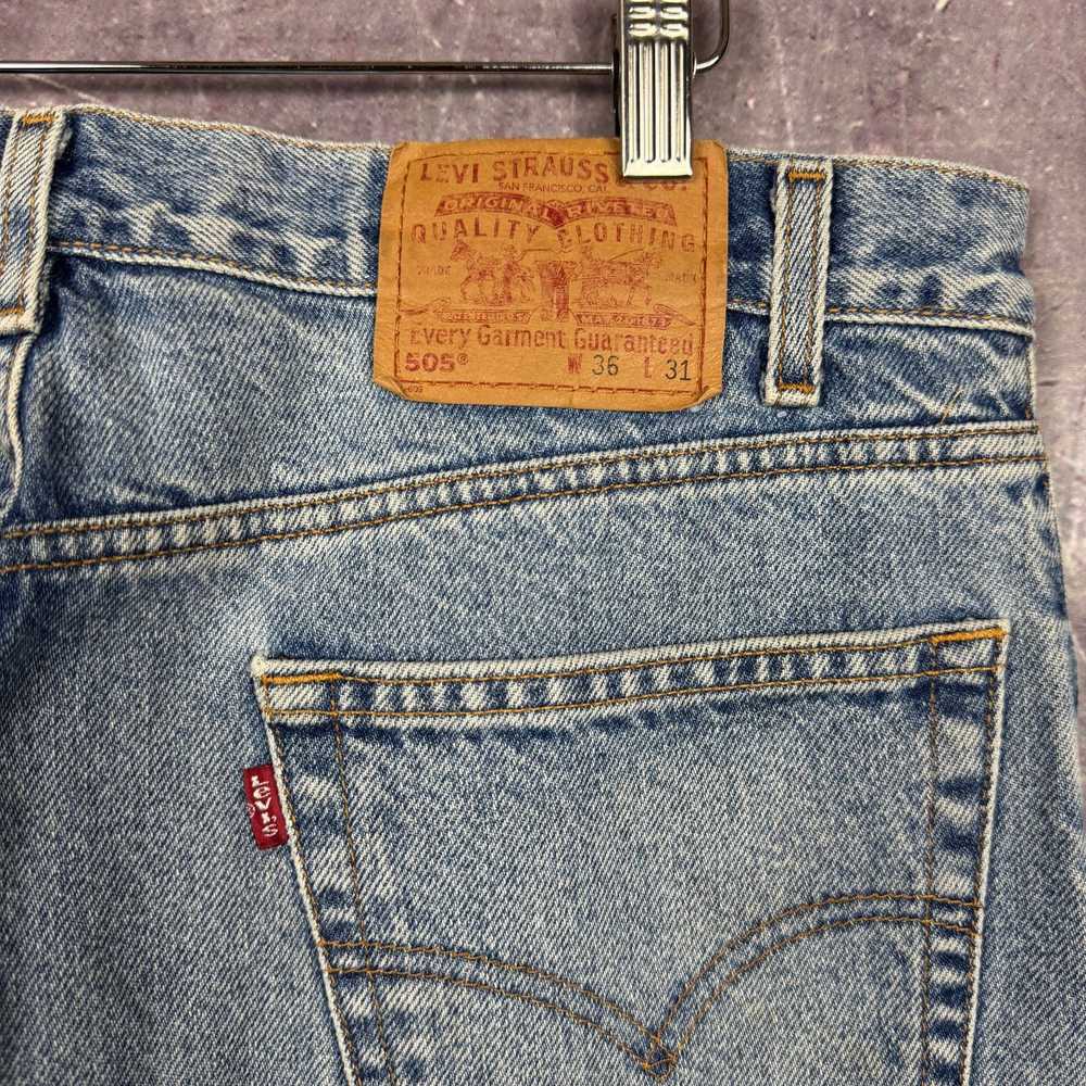 Levi's × Streetwear × Vintage 90s Light Wash Levi… - image 7