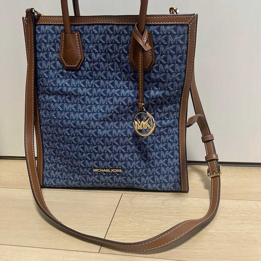 MICHAEL KORS Navy Tote Bag - image 3