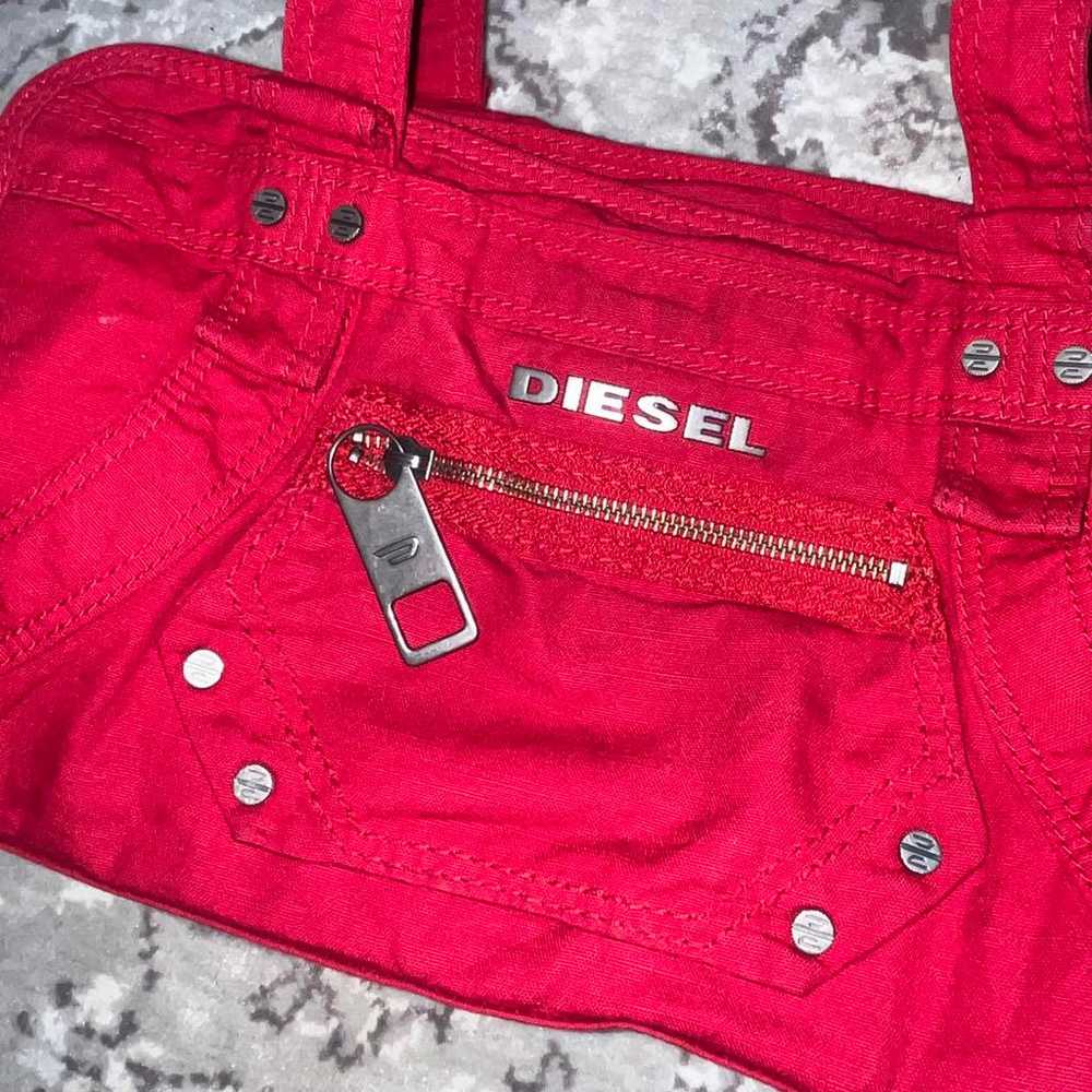 Super Rare DIESEL Red Shoulder Bag - image 1