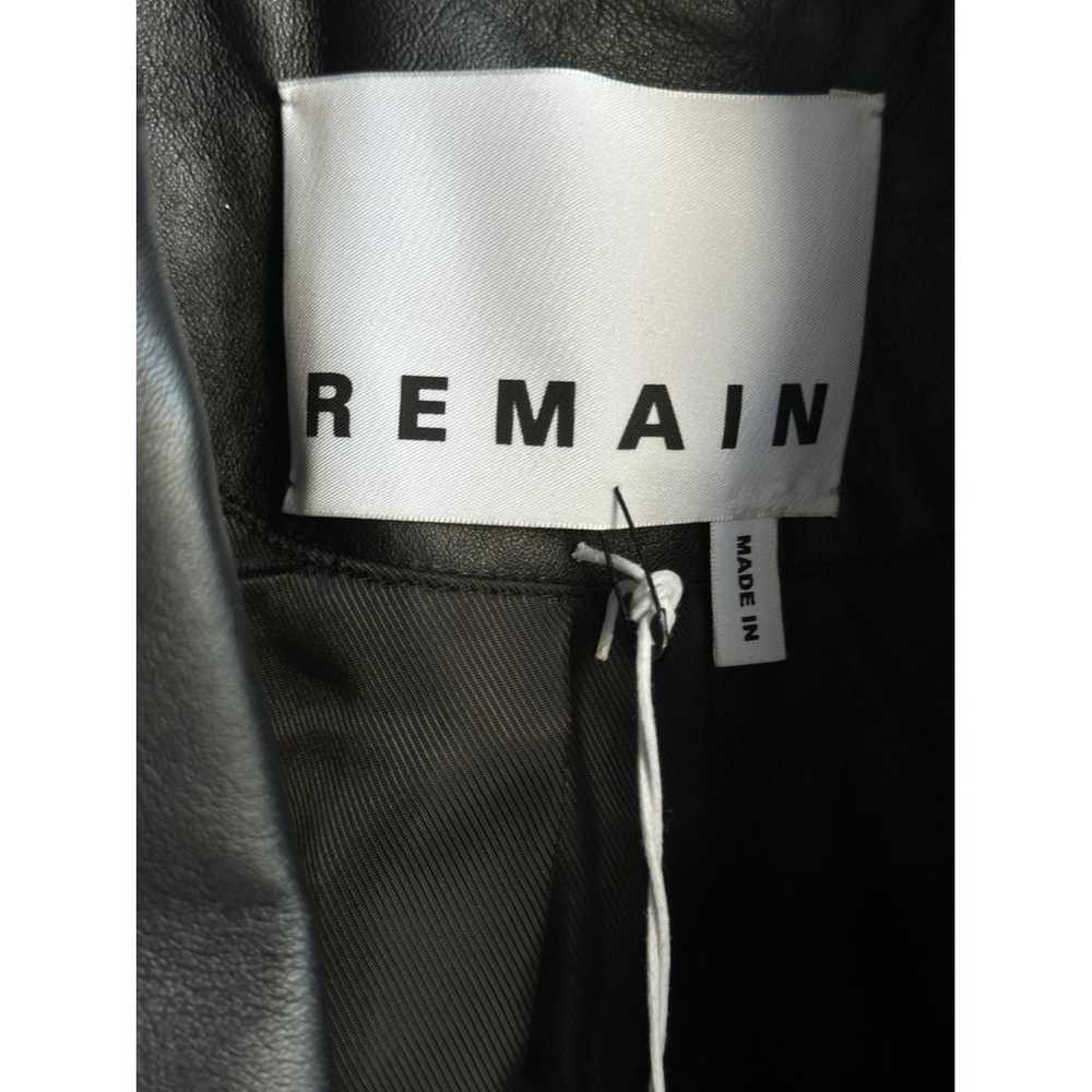 Non Signé / Unsigned Leather jacket - image 2