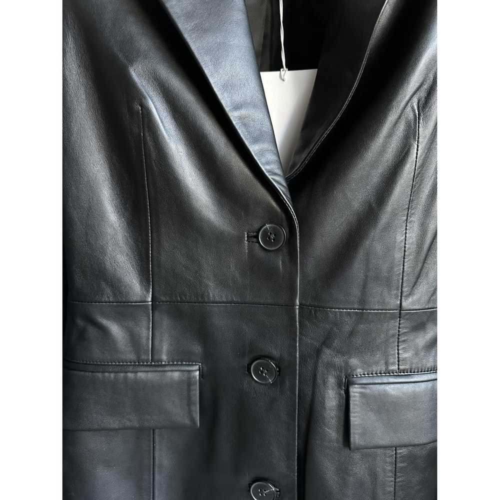 Non Signé / Unsigned Leather jacket - image 5