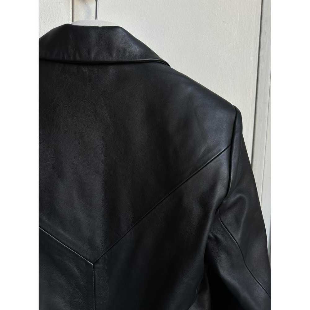 Non Signé / Unsigned Leather jacket - image 6