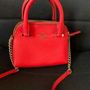 Kate Spade Red Mini Maise Cross Body Bag