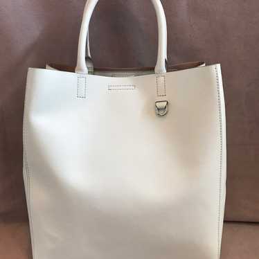 Banana Republic Mint Leather Tote