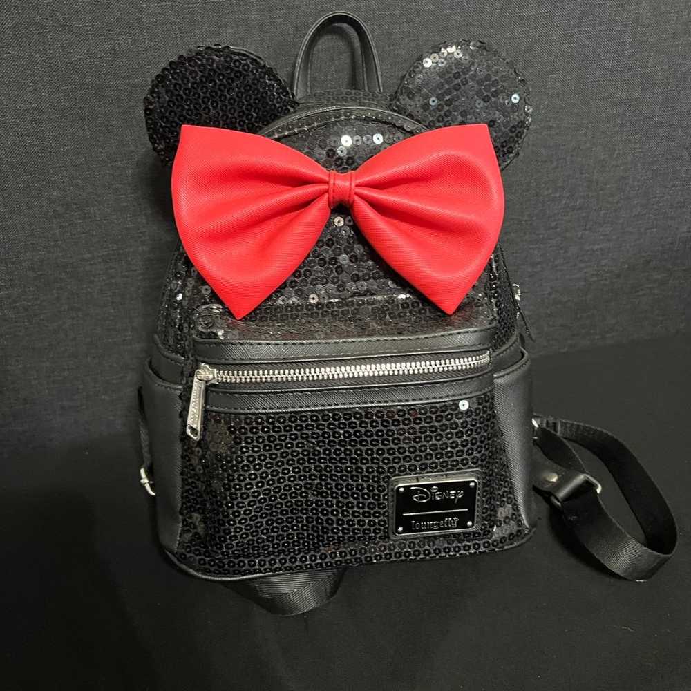 Disney Loungefly Minnie Mouse Sequin Mini Backpack - image 1