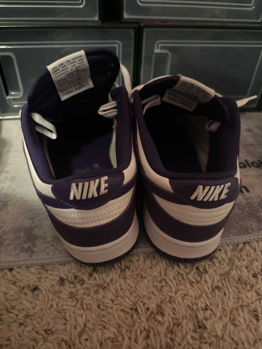 Nike dunk lows-champion purple - image 4