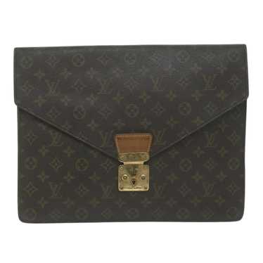 Louis Vuitton Porte Document Senateur Brown Canvas