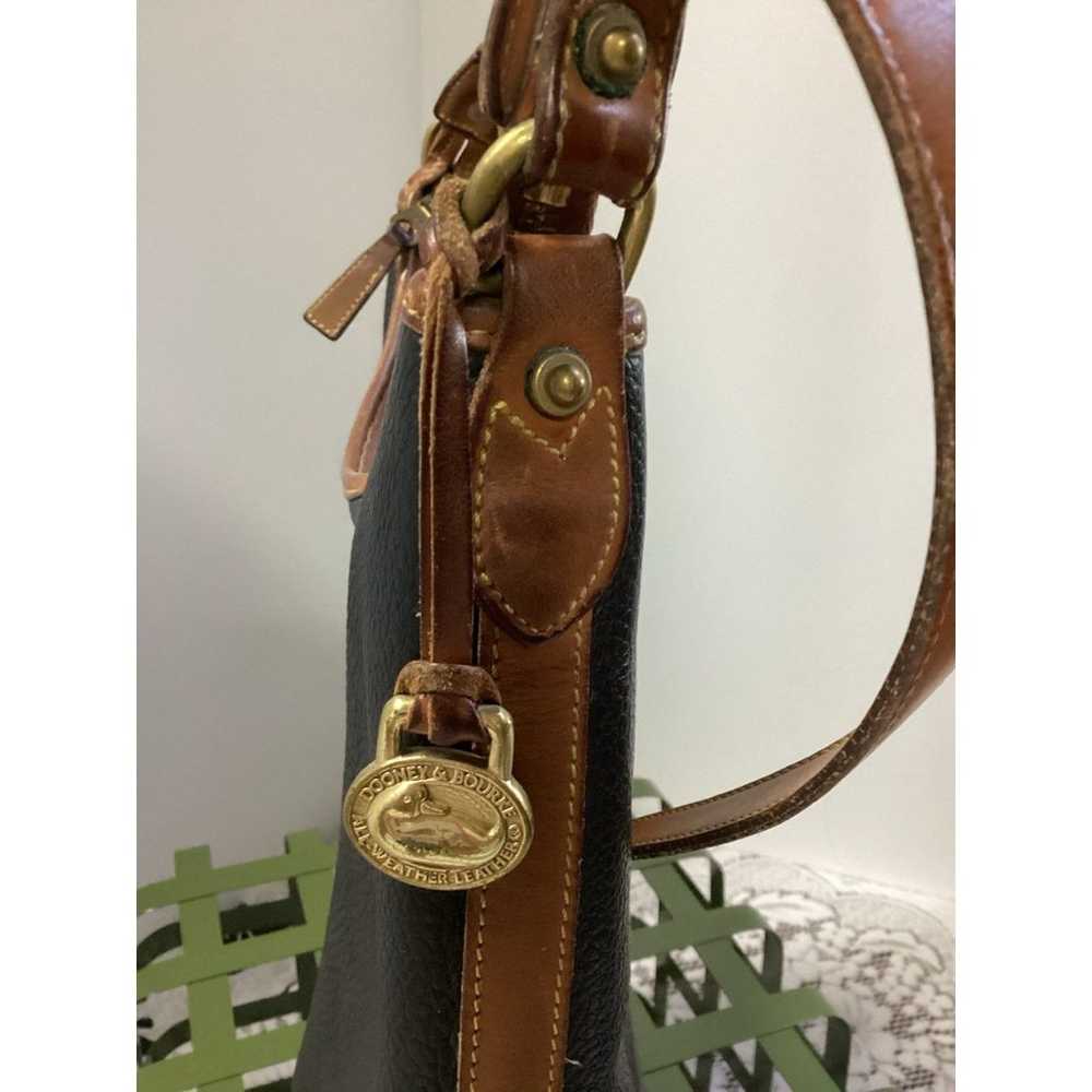 Dooney & Bourke Vintage Two Toned Pebble & Saddle… - image 10