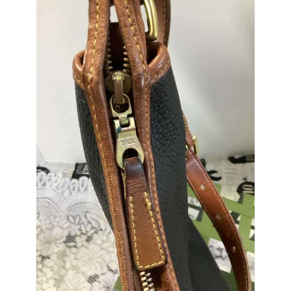 Dooney & Bourke Vintage Two Toned Pebble & Saddle… - image 11