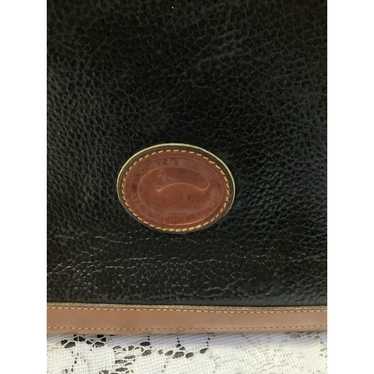 Dooney & Bourke Vintage Two Toned Pebble & Saddle… - image 1