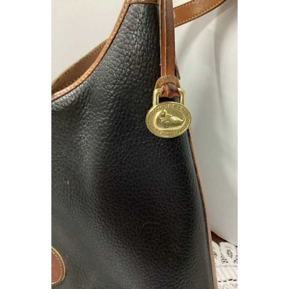 Dooney & Bourke Vintage Two Toned Pebble & Saddle… - image 2