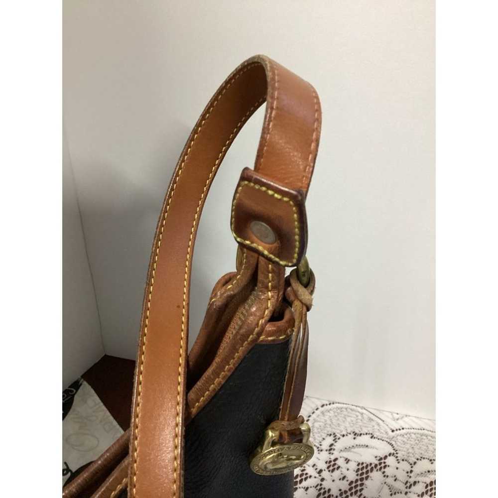 Dooney & Bourke Vintage Two Toned Pebble & Saddle… - image 3