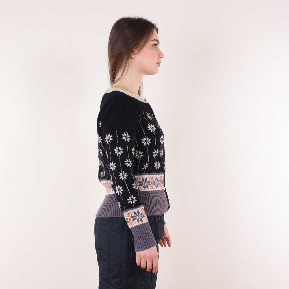 Other Gudrun Sjoden Floral Wool Knit Cardigan Swe… - image 3