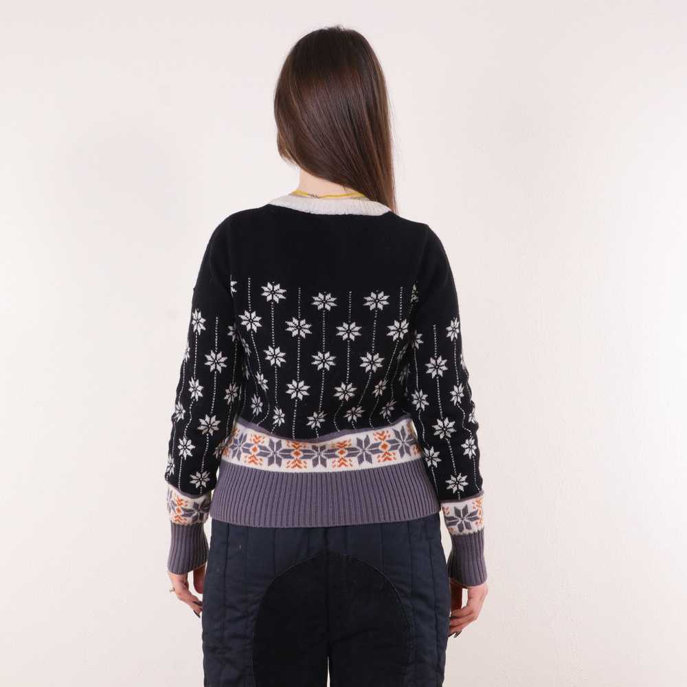 Other Gudrun Sjoden Floral Wool Knit Cardigan Swe… - image 4