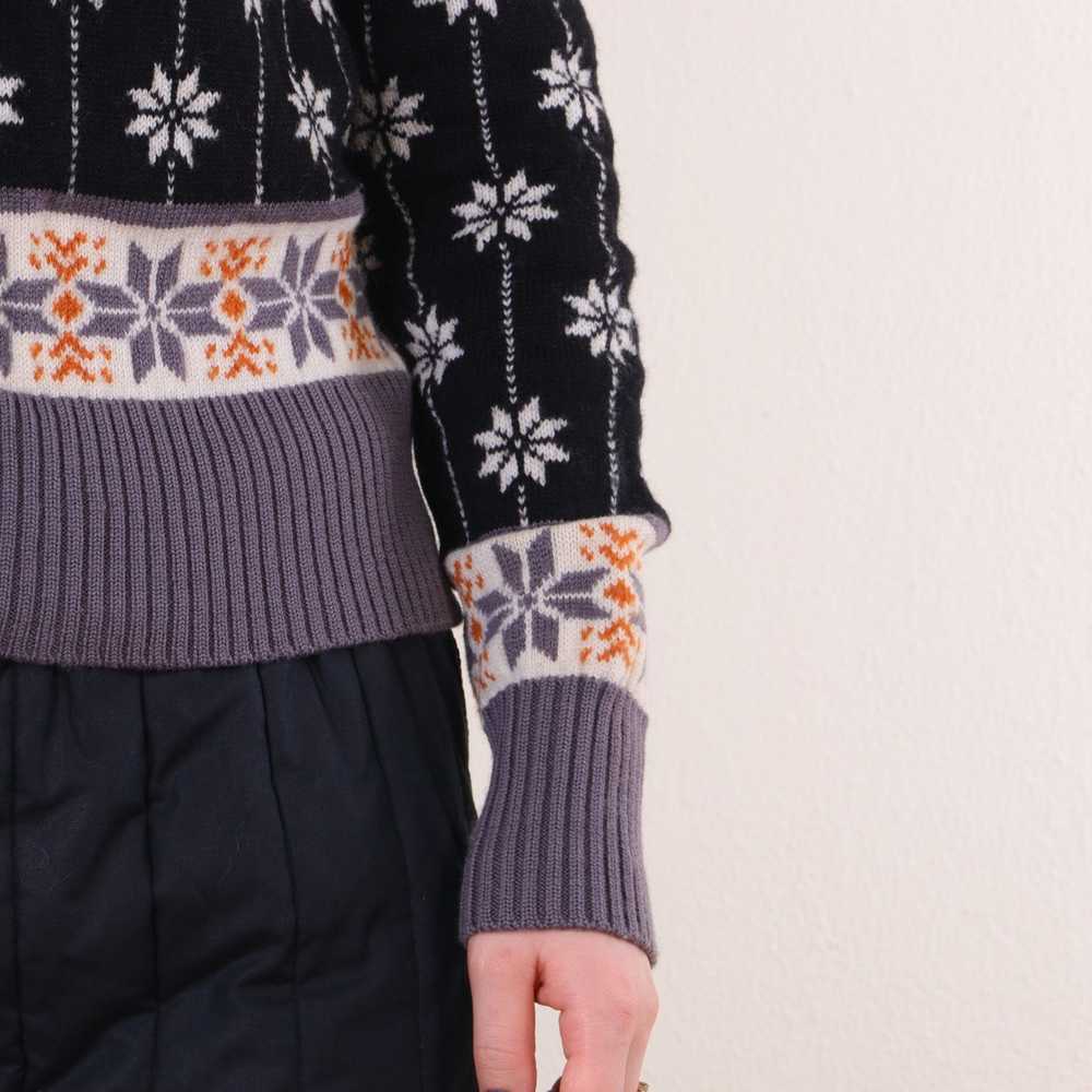 Other Gudrun Sjoden Floral Wool Knit Cardigan Swe… - image 6