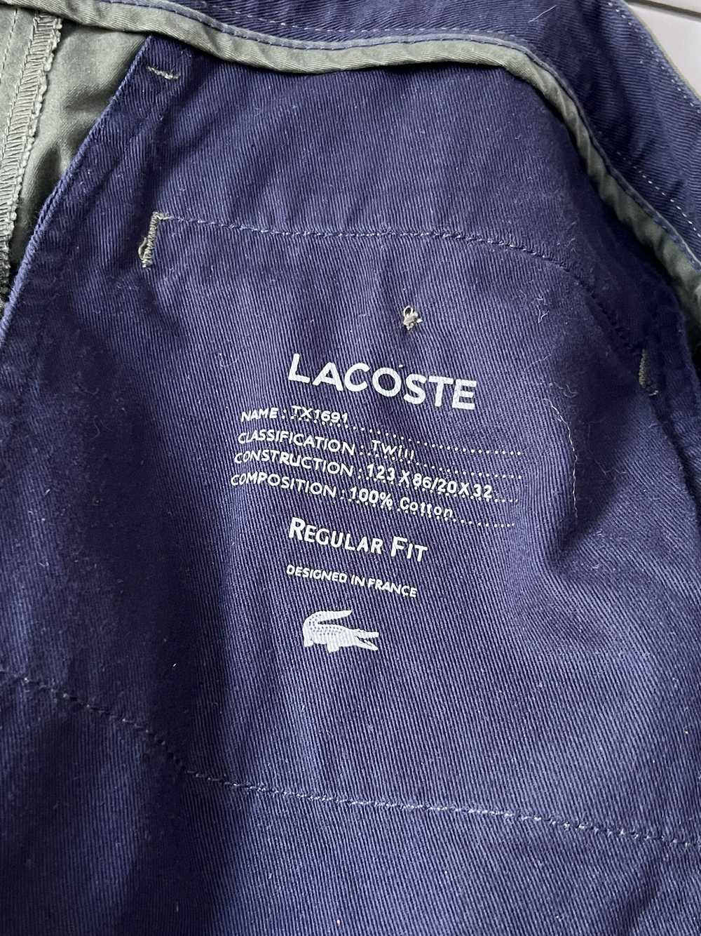 Lacoste × Vintage LACOSTE Pants Vintage Khaki Mil… - image 10