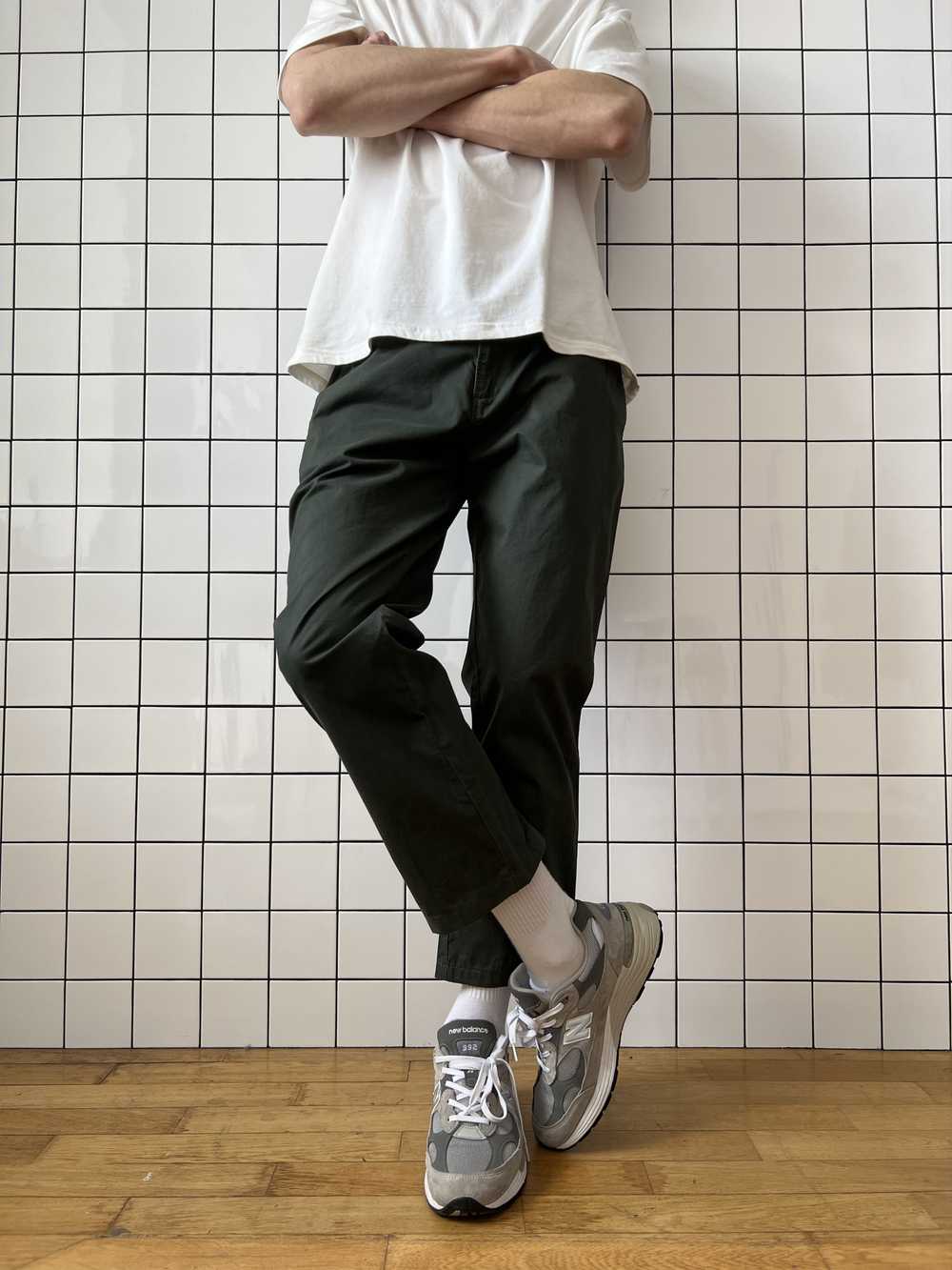 Lacoste × Vintage LACOSTE Pants Vintage Khaki Mil… - image 1