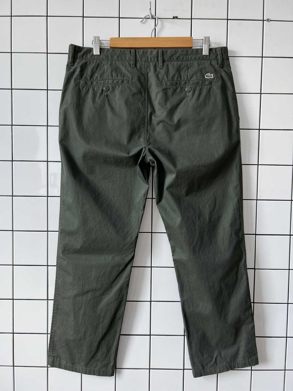 Lacoste × Vintage LACOSTE Pants Vintage Khaki Mil… - image 6