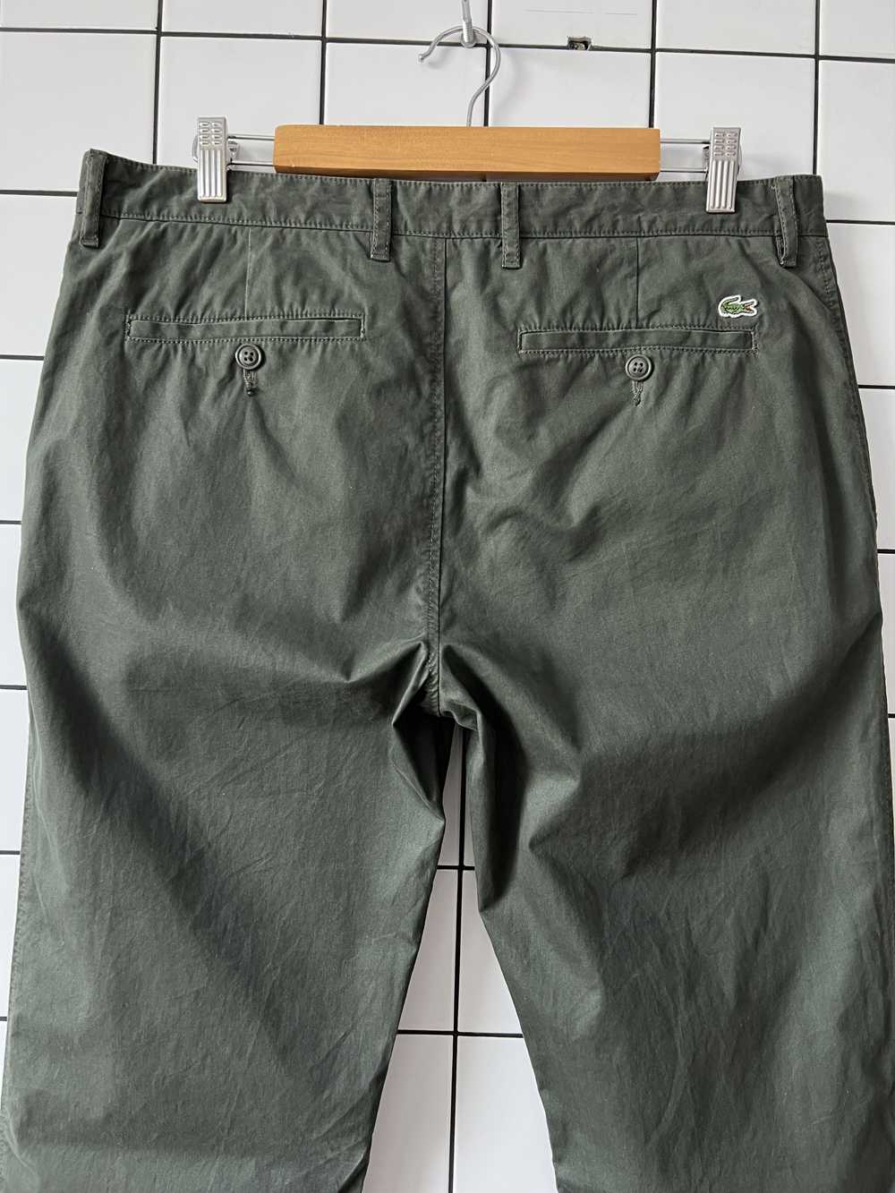 Lacoste × Vintage LACOSTE Pants Vintage Khaki Mil… - image 8