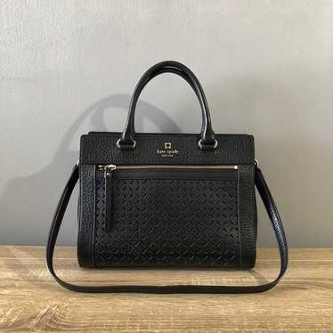 Kate Spade Romy Perri Lane Black Satchel Handbag