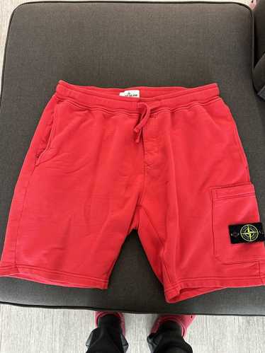 Stone Island Red stone island shorts size XL