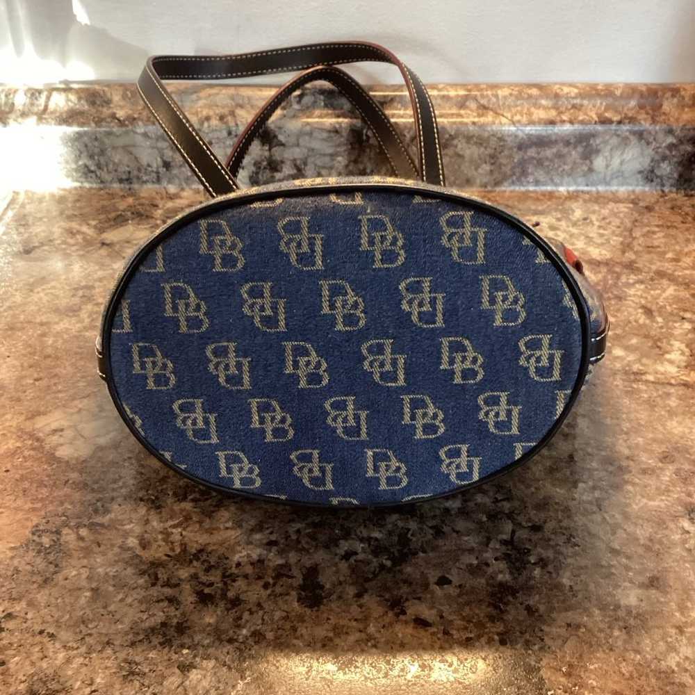 Dooney & Bourke Dark Denim Bucket Purse - image 4