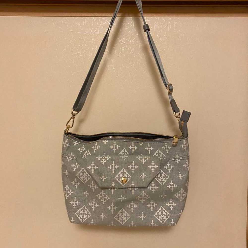 Like new russet shoulder bag in gray - image 1