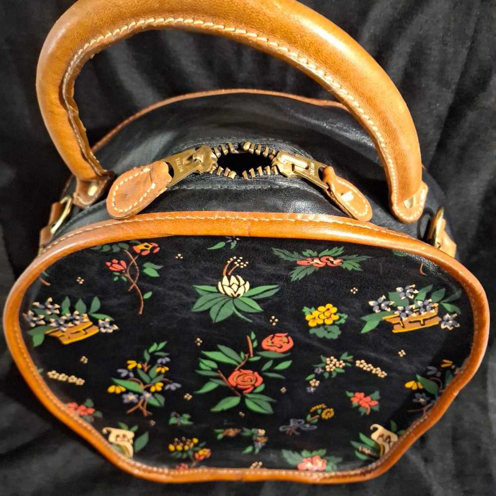 Brahmin Vintage Purse Floral - image 4