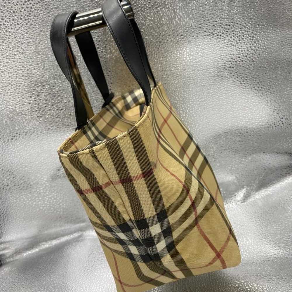 Authenticated BURBERRY Nova Check Handbag - image 2