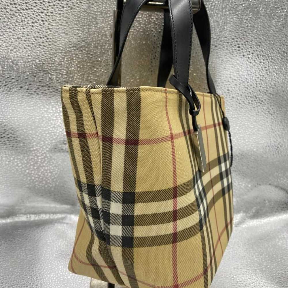 Authenticated BURBERRY Nova Check Handbag - image 3