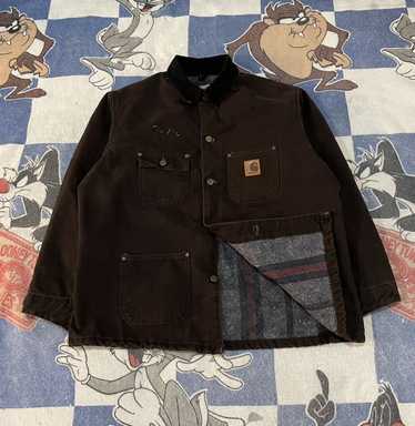 Vintage factory Y2K mocha brown Carhartt Chore Jacket