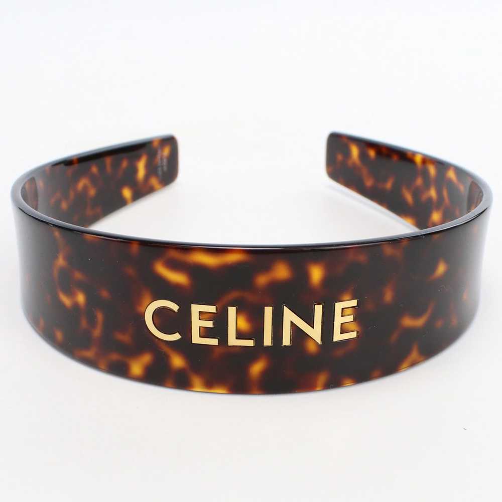 CELINE 46Y37 6CEA 19AG head band Katyusha acetate… - image 2