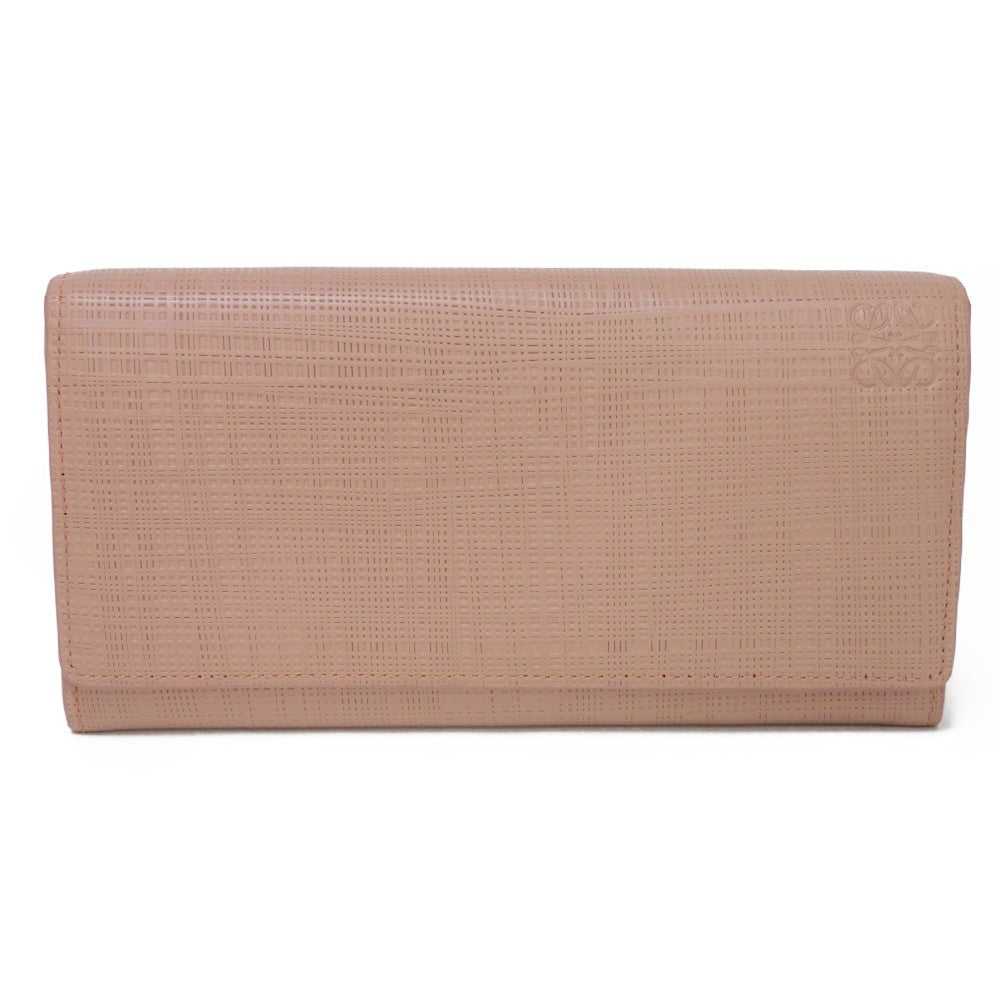 LOEWE Long Wallet Purse 101.88.K98 textured calfs… - image 1