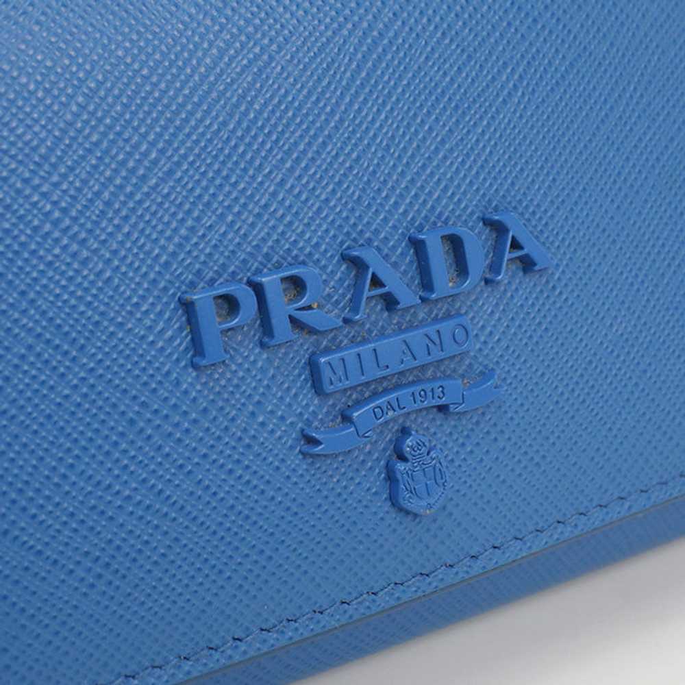 PRADA 1MH132 Saffiano Leather Wallet Long with do… - image 10