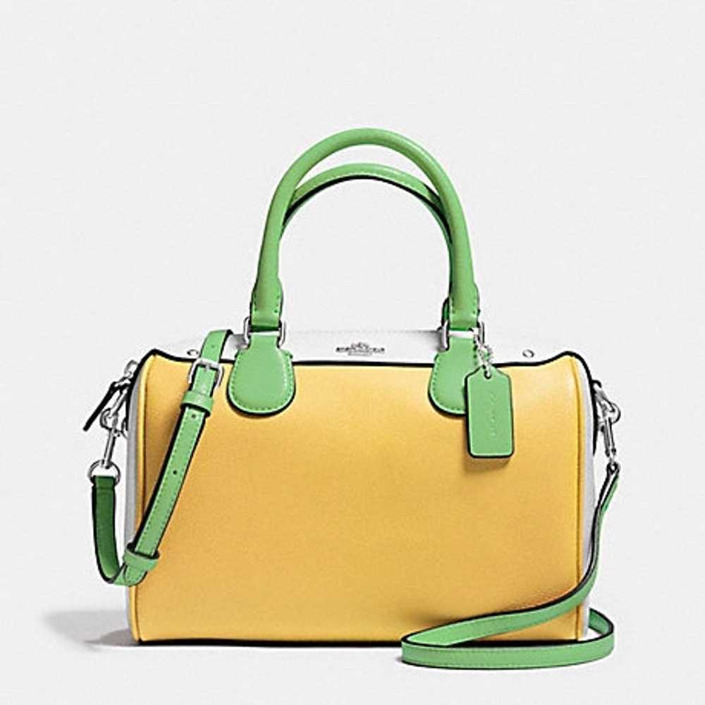 COACH MINI BENNETT SATCHEL IN COLORBLOCK LEATHER … - image 6