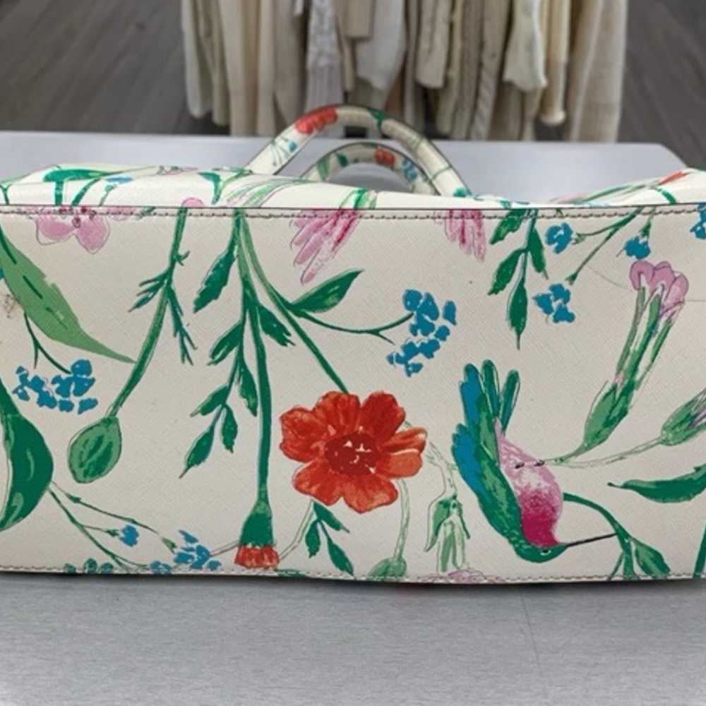 Kate Spade floral hummingbird purse - image 5