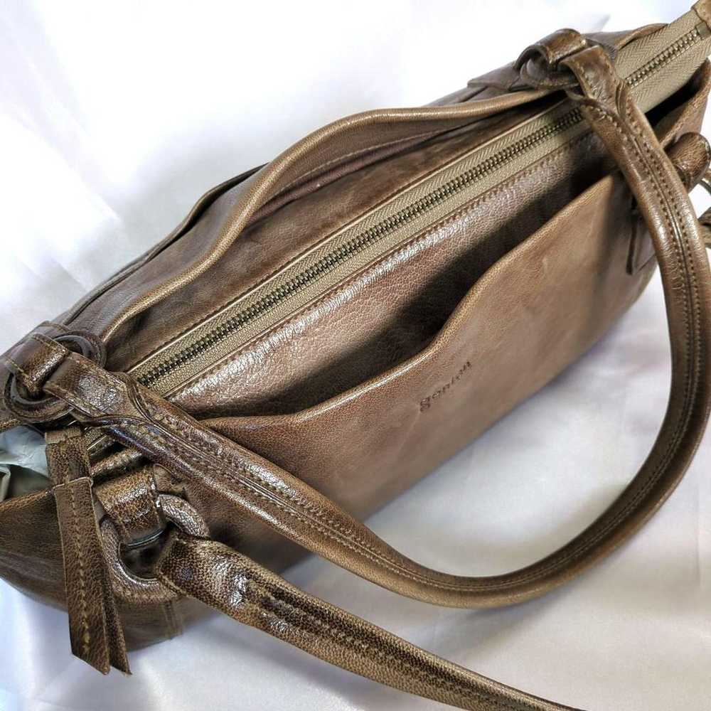 [Mint Condition] Genten Goat Leather Bag - image 11